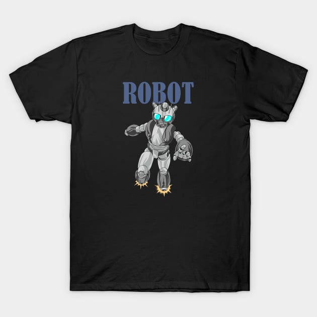 Robot T-Shirt by Rael Mochizuki Arts